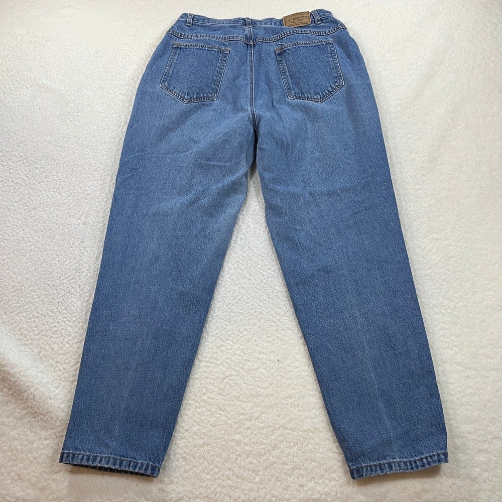 Liz Claiborne Jeans Womens 14 Blue Lizwear Vintage High Rise Tapered Leg Denim - Picture 9 of 10